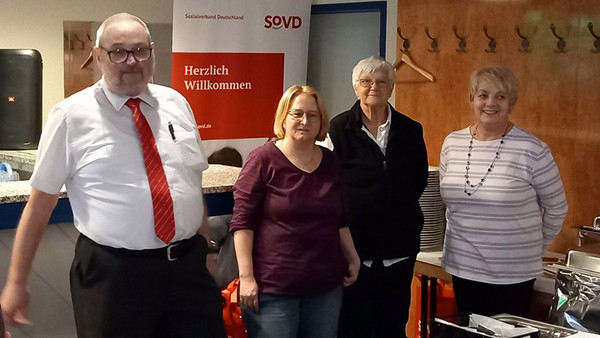 Die Vorstandsmitglieder (v. li.): Rochus Hauck, Kerstin Kühn-Halter, Erika Abel und Monika Six.