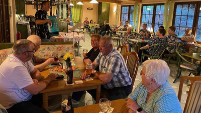 Musikabend im Hotel.