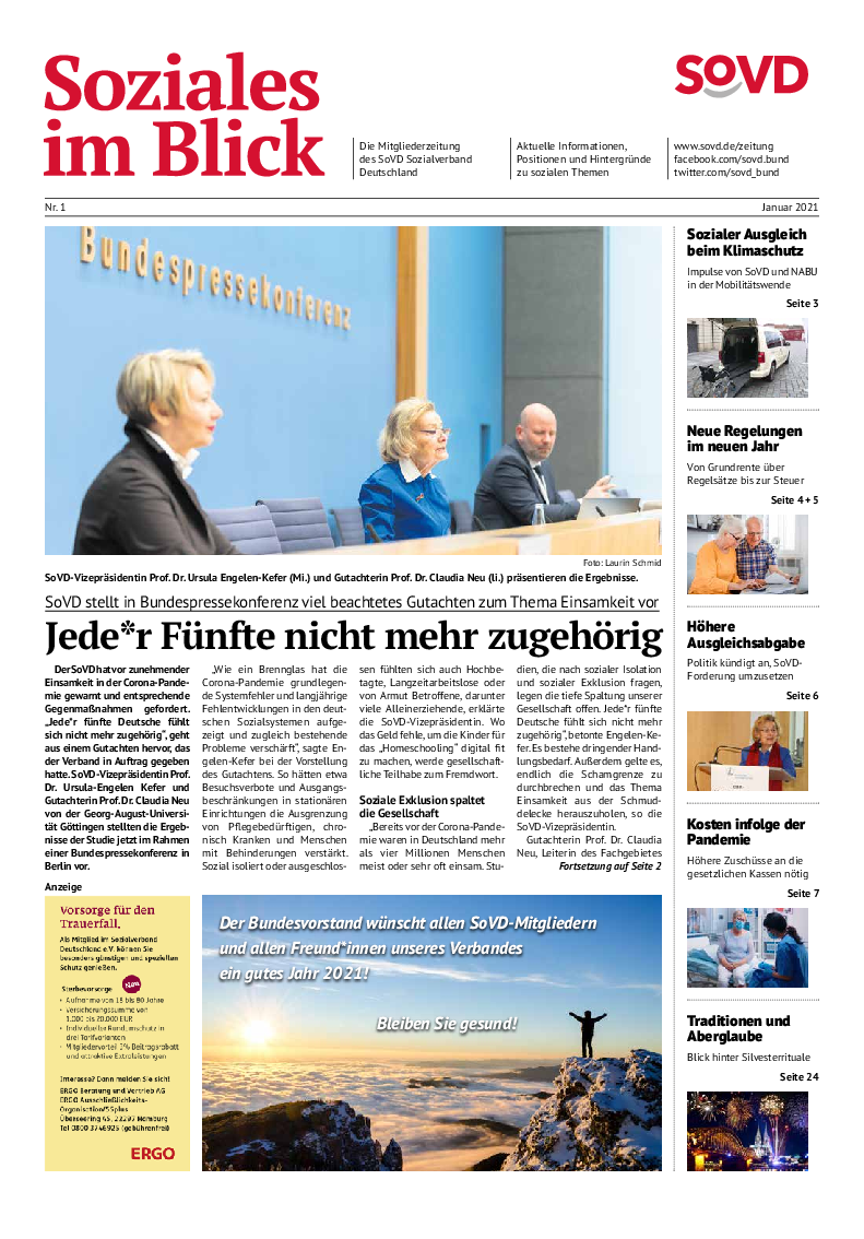 SoVD-Zeitung 01/2021 (Rheinland-Pfalz/Saarland)