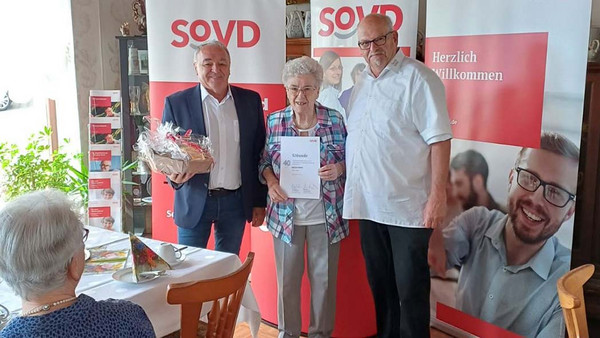 V. li.: Volker Lieblang, Helga Kuntz und Manfred Piro.