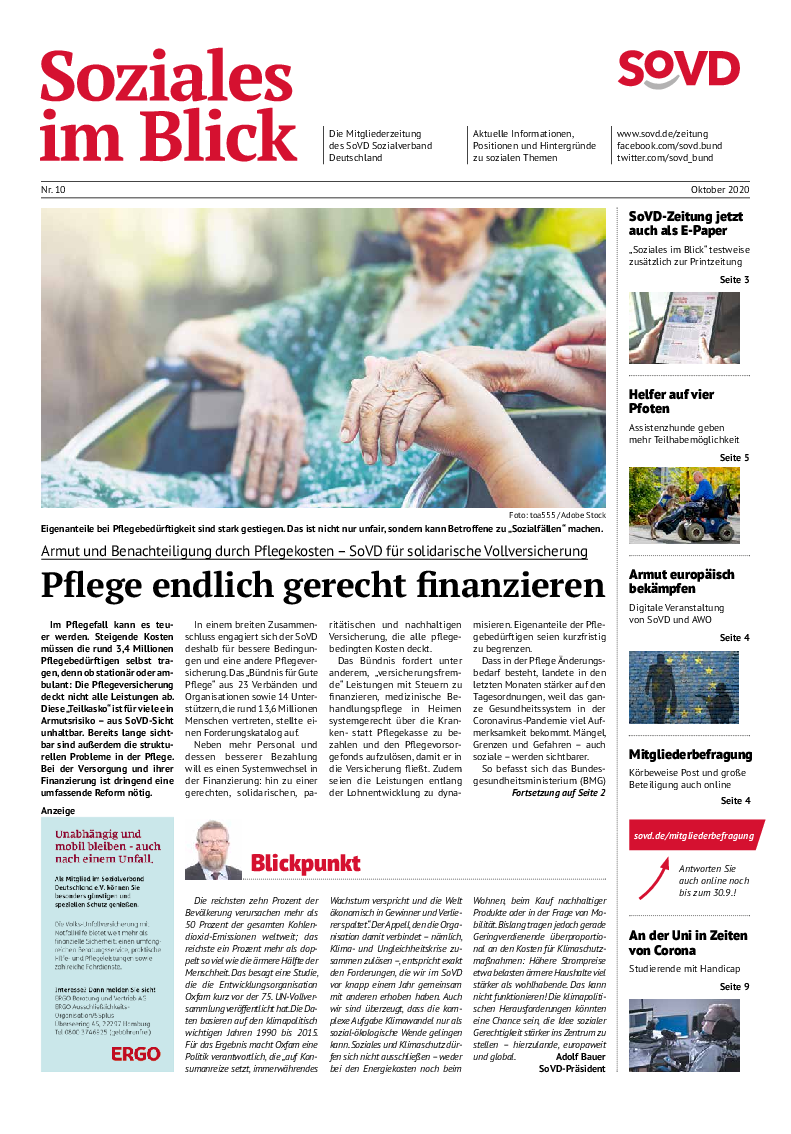 SoVD-Zeitung 10/2020 (Rheinland-Pfalz/Saarland)