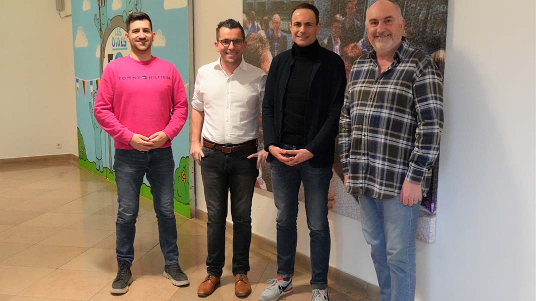 V. li.: Carsten Quirin, Marc Speicher, Christian Dirb und Michael Leinenbach.